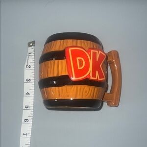 Donkey Kong Barrel Shaped Coffee Mug Ceramic Cup By Paladone DK NES Nintendo